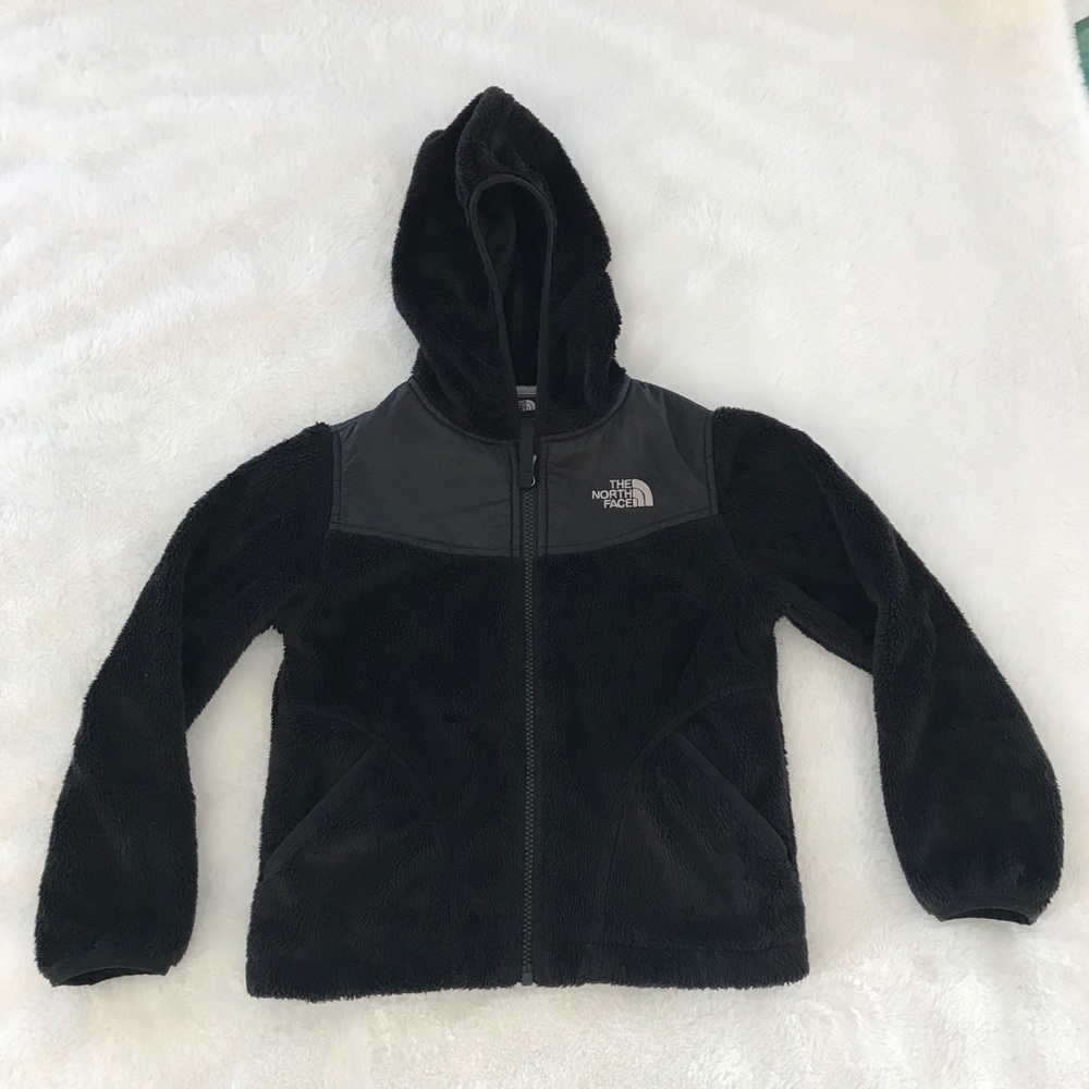 The North Face Kids OSO Soft Black Fleece Jacket